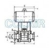 GUQ-10(KF)，GUQ-16(KF)，GUQ-25(KF)，GUQ-32(KF)，氣動高真空球閥
