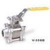 V-358B，對(duì)焊三片式全徑球閥