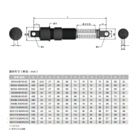 BDK64-50/100/150 BDK85-50/90/125/165，大型可調(diào)節(jié)液壓緩沖器BDK4225~115250