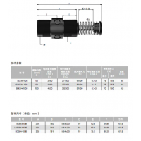 BDE64-50/100B，LEBDE64-50B，BDE64-50/100,LEBDE64-50，大型可調(diào)節(jié)液壓緩沖器BDE6425-64150